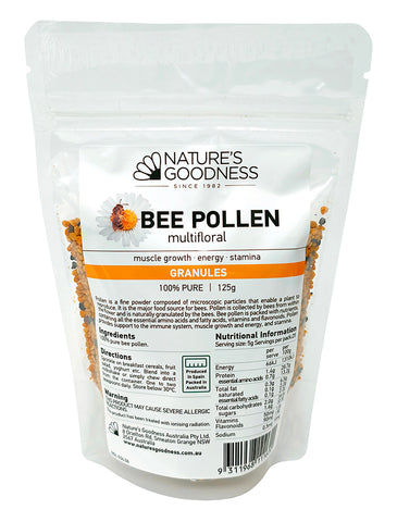 BEE POLLEN GRANULES Dietary Supplement 125g/250g/1kg