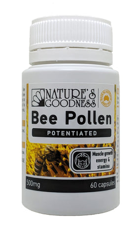 ACTIVE BEE POLLEN 500mg 60 Capsules