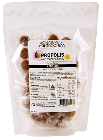 Propolis Lozenges in 2 flavours 200g Sachet