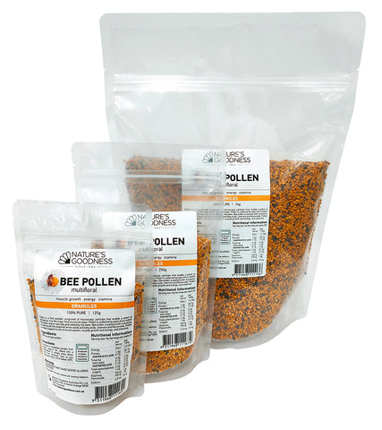 BEE POLLEN GRANULES Dietary Supplement 125g/250g/1kg